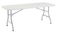 Folding Tables, 6' Speckled Gray with Gray Frame